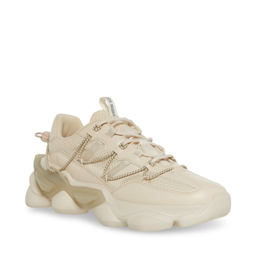 Beige Steve Madden Storm Men's Sneakers | PH 2187WMY